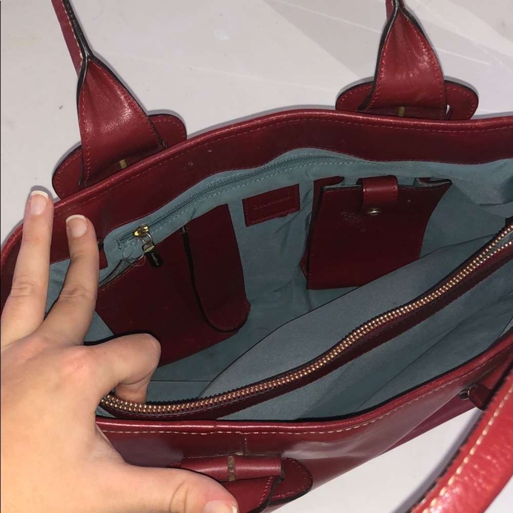 Cole Haan Red Leather Purse - Picture 4 of 6